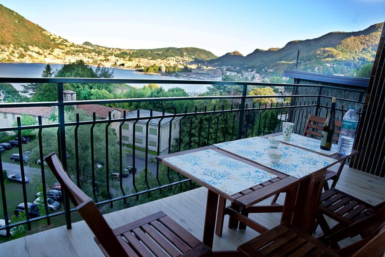 The Blue - Lake / City View Modern Apt Near Villa Olmo Комо Екстериор снимка
